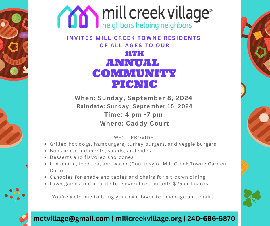 Mill Creek Village 11th annual community picnic